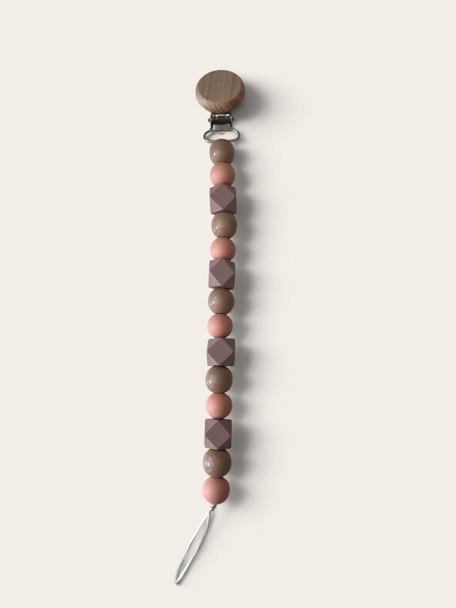 wood and silicone dummy clip 