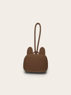 silicone bunny case brown back view 