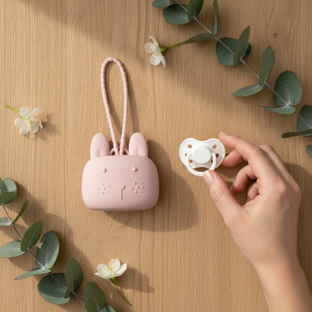 pink bunny dummy case 